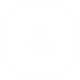 White number '4' inside a green circle with a white border on a transparent background