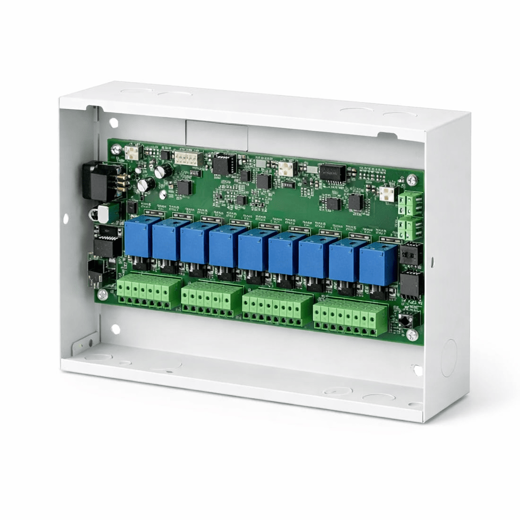 Xecure Panel Lift Control Panel – 8 Relay Elevator Access Controller – Xecure
